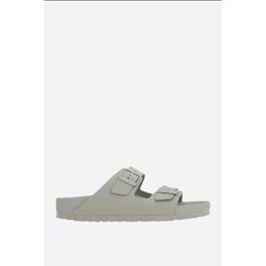 BIRKENSTOCK Arizona BS flat sandals in grainy leather (Narrow Fit) 1026807 MINERALGRAY