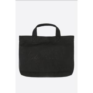 DISCORD YOHJI YAMAMOTO Signature mini tote bag in grainy leather DPI07709BLACK