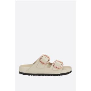 BIRKENSTOCK Arizona Big Buckle flat sandals in shiny leather (Narrow Fit) 1027850 ECRU