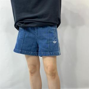 아디다스 여성 데님 파이어버드 쇼츠 반바지 JD2562