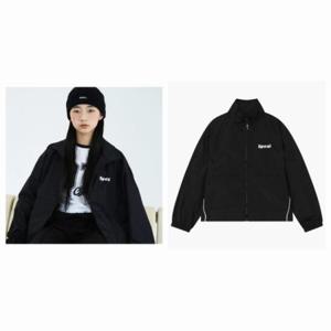 더데이걸 sh06 화이트 라인 박시핏 바람막이 TGJA24301