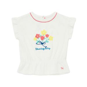 [블루독베이비]IV)플라워루즈핏셔링티셔츠A 45314-332-04