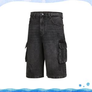 [파파브로] [COOL썸머룩] 카고 버뮤다 데님 팬츠 WS-PTH-WBPM522