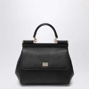 DOLCE&GABBANA Medium black Sicily Hand Bag BB6003B1001/R_DOLCE-80999