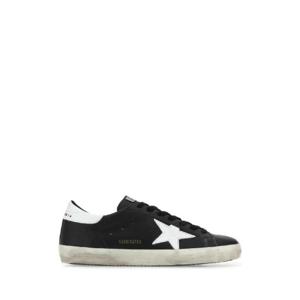 GOLDEN GOOSE DELUXE BRAND 블랙 가죽 슈퍼스타 클래식 스니커즈 GMF00101F000321 80203