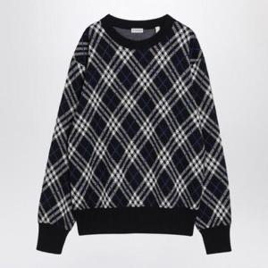 BURBERRY Check pattern wool blend sweater 8110614168187/R_BURBE-A1014