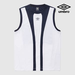 [엄브로] PTR 필드트레이닝 메쉬 풋볼 슬리브리스 티셔츠 UQ221SSL51 WHT