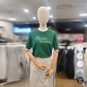 [폴햄]여성_여름 쿨코튼 그래픽 크롭 반팔티 PHF2TS2270