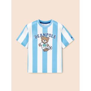 [빈폴키즈] BP FOOTBALL CLUB 스트라이프 폴키 티셔츠  스카이 블루 (BI5642U95Q)