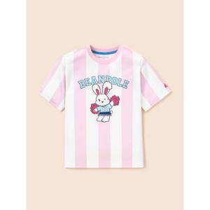 [빈폴키즈] BP FOOTBALL CLUB 스트라이프 빙키 티셔츠  라이트 핑크 (BI5642U95Y)