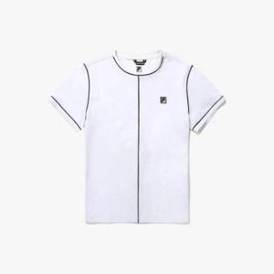 휠라반팔티 KQC FS2RSG2351F-WHI 경량 스트레치 스티치 포인트 반팔티