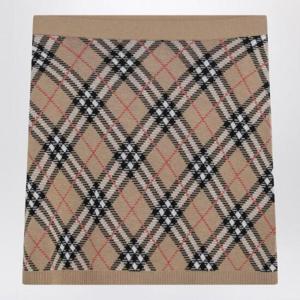 BURBERRY Wool and mohair blend check mini skirt 8110604168187/R_BURBE-C1309
