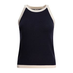 이네스 드 라 프레상쥬 블루 실크 탑 14K063CO105P292 BLUE