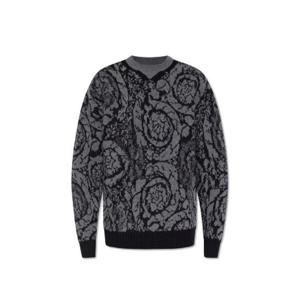 Versace 바로코 인타르시아 크루넥 점퍼 10134001A09516 1B000 TP943182298