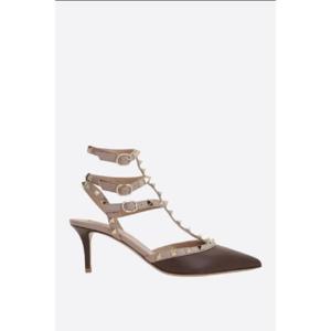 VALENTINO GARAVANI slingback Rockstud in pelle liscia 7W2S0375VODCUW