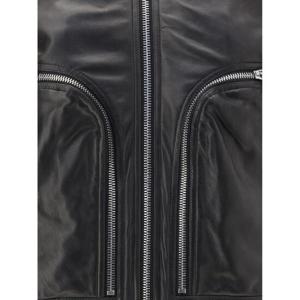 RICK OWENS Bauhaus Flight Leather Jacket RU02E1749LBY_09