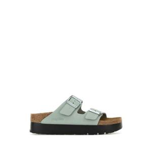 BIRKENSTOCK Mint green leather Arizona slippers 1029049 PURESAGE