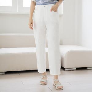 엄마옷 마담4060 아웃핏  데일리 리모절개면팬츠 면바지-ZPN2506054-