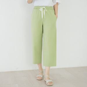 엄마옷 마담4060 허리밴딩 면바지 베이직 카이리8부통팬츠-ZPN2506053-