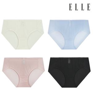 [엘르이너웨어]딥브이 메쉬 햄라인팬티 4종 택1 EDWBP564