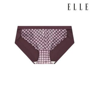 [엘르이너웨어]타탄체크 햄라인팬티 EDWBPA21WN