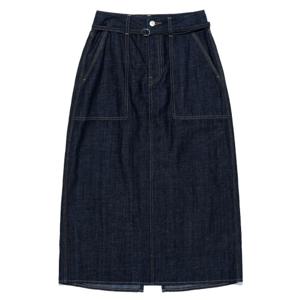 LEE 데님 린넨 미디 스커트 B1 LE2502SR74 IR CE