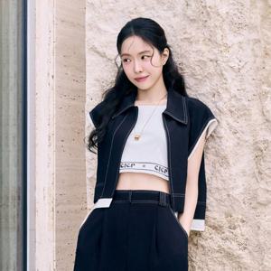 (JJ지고트) 배색 스티치 집업 베스트 GR6A0VTR21