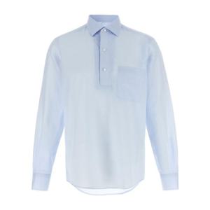 에르메네질도제냐 긴팔 셔츠 UFX37A9SRF13011 Light Blue
