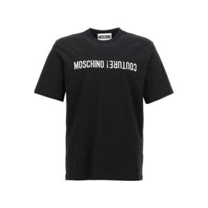 모스키노 반팔 티셔츠 070370411555 Black