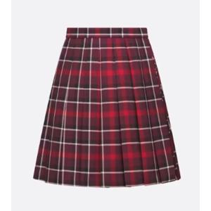 크리스챤디올 스커트 351J33A1463 3849 RED BLK