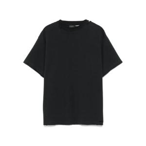 발렌시아가 시큐리티 테이프 로고 티셔츠 831305TSVF9