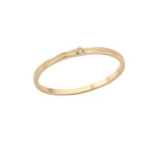 [로이드] 미니 레이스 큐빅 콜렉트링 14K Gold 반지 LRS19090G