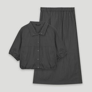 [코데즈컴바인] 반팔점퍼 스커트 셋업 (CKB-XX503W4)