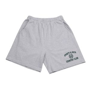 라프리마 스포티앤리치 바시티 크레스트 짐 반바지 SH039606218GY03