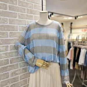 레코브 LC31E9KN529X 루즈핏 스트라이프 니트