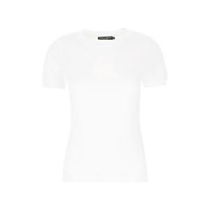 돌체앤가바나 반팔 티셔츠 F8N08ZGDC9C W0800 OPTICAL WHITE