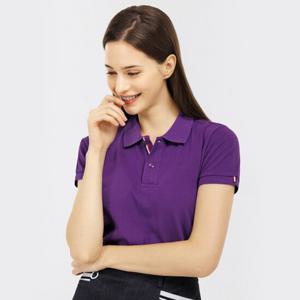 샵앤) 여성 단추오픈 여름 소매포인트 반팔 카라티 SC-WSH-K0037