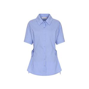 예시카 스트라이프 슬림 리본 셔츠 블라우스 YJ6BL203
