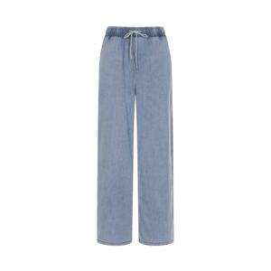 [S-XL] 예시카 쿨 텐셀 스판 밴딩 와이드 핏 데님 팬츠 YJ4DP320