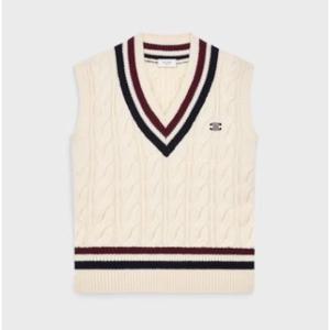 셀린느 베스트 RY0BMD062 FZV1 ECRU BURGUNDY NAVY