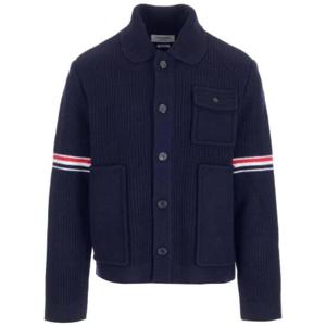 Thom Browne RWB 니트 버튼업 가디건 재킷 MKJ084AY1019 415 TP936674684