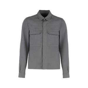 Rick Owens 긴팔 크롭 셔츠 RL01D3234TWRP 118 TP936758062