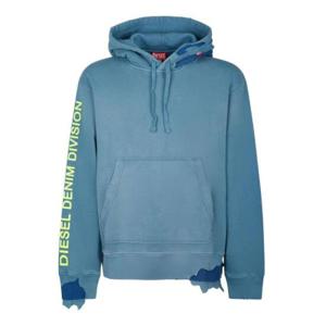 Diesel S Macsrot 디스트레스드 드로스트링 후드티 A099020BKAX 8CLA TP944324613