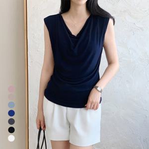 KARRA 드레이핑넥블라우스_A5M0882