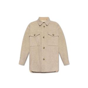 Isabel Marant Harveli 버튼 재킷 MA0020FCB1D03I SAND TP944320116