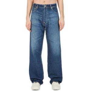 Kenzo Suisen 와이드 레그 릴랙스 핏 진 FD55DP4066B2 DD TP944241886