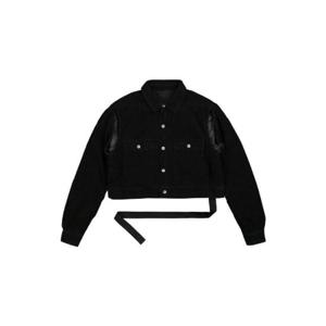 릭 오웬스 DRKSHDW 컷아웃 디테일 코듀로이 셔츠 재킷 DS02C5702MC09 BLACK TP944295349