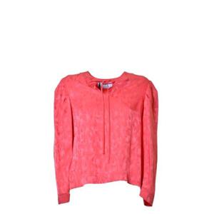 MSGM 키홀넥 패턴 자카드 블라우스 3441MDM03237105 13 TP944246694