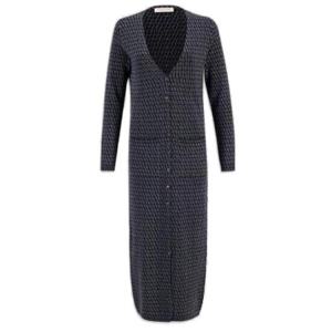발렌티노 투일 아이코노그래프 V넥 가디건 드레스 5B3KA08L8QV ZPH TP934957241