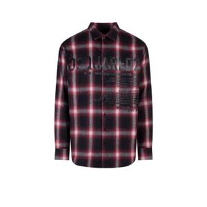 Dsquared2 로고 프린트 롱 슬리브 체크 셔츠 S74DM0647S54782 001F TP944278150
